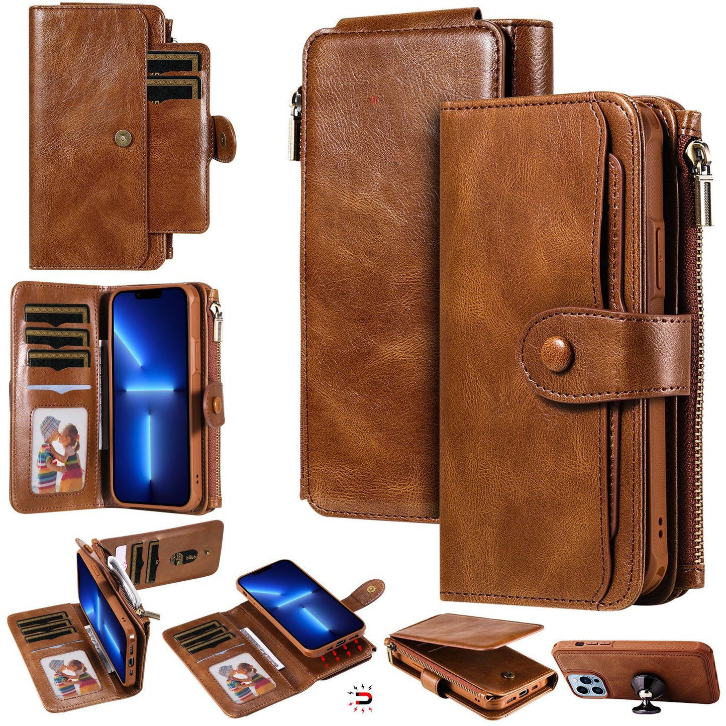 iPhone Leather Wallet Case