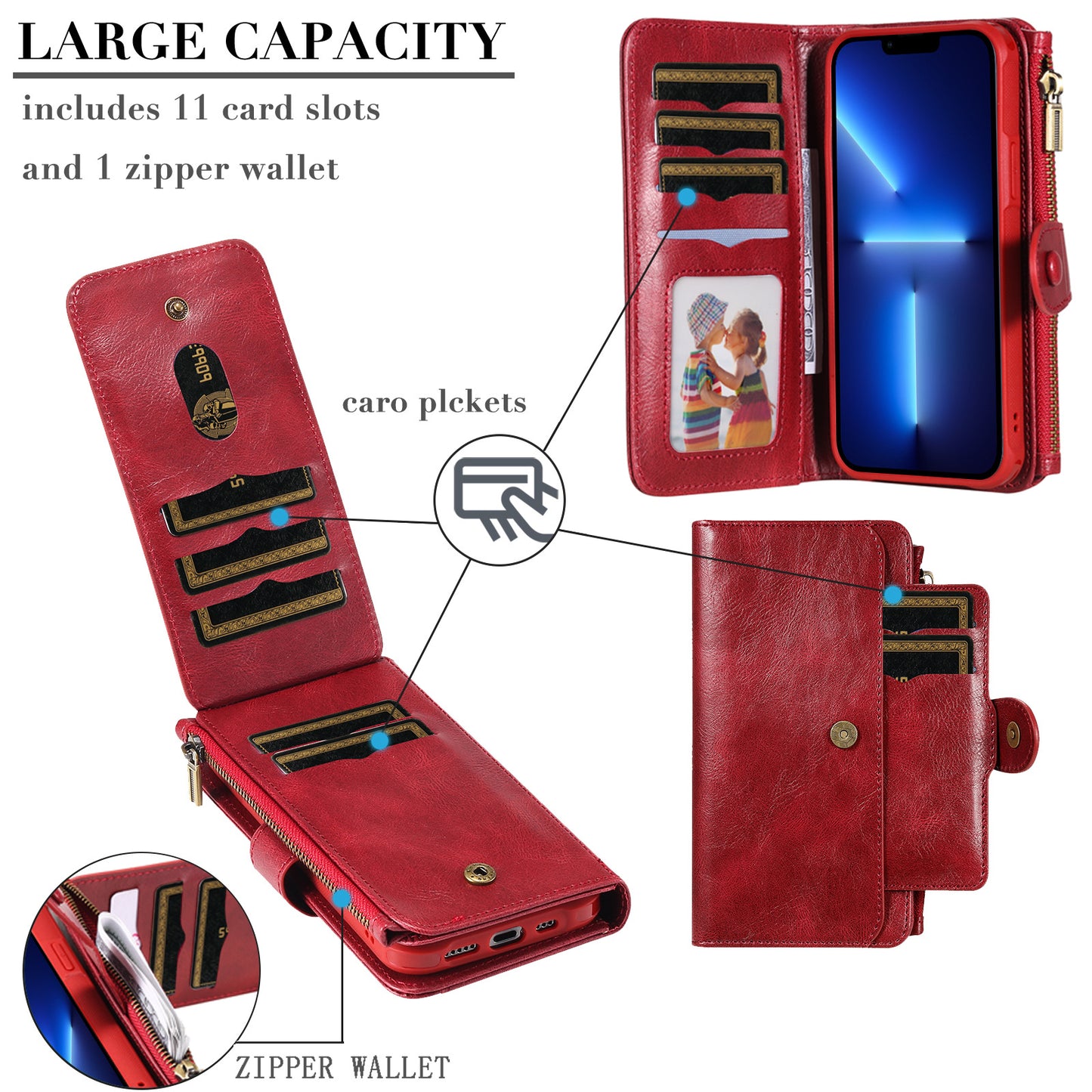 iPhone Leather Wallet Case
