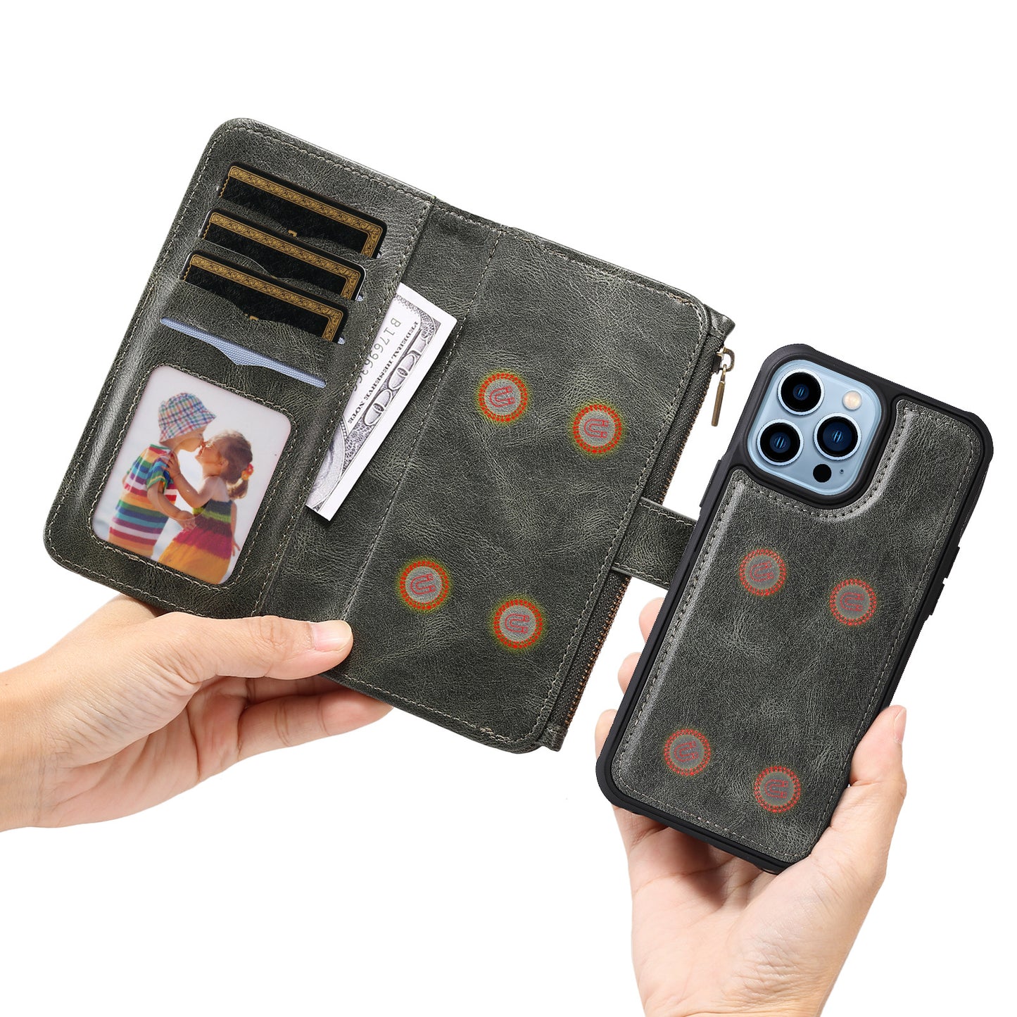 iPhone Leather Wallet Case