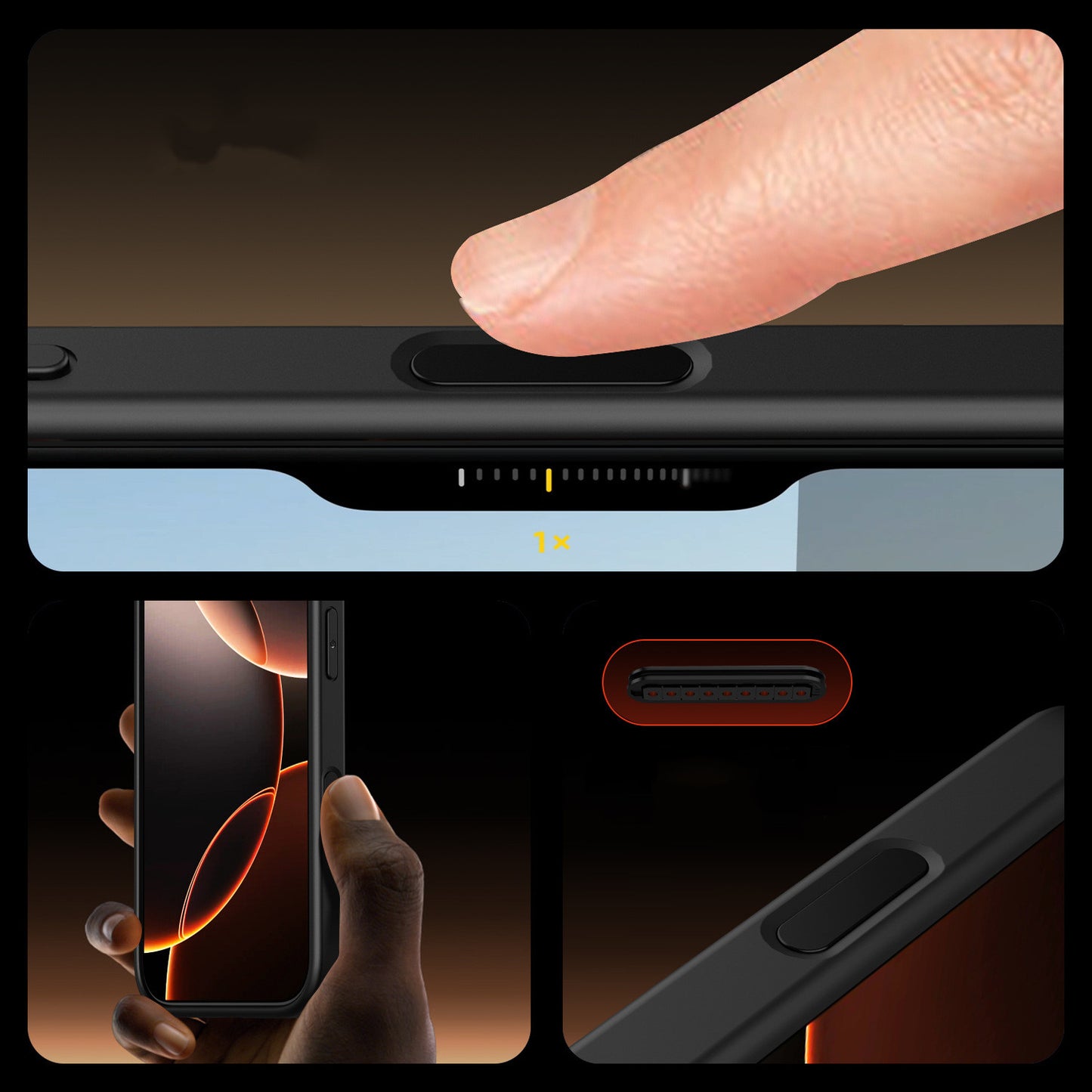 iPhone 16 Drop-Resistant Magnetic Case