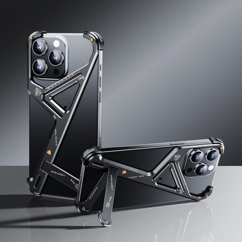 iPhone Geometric Metal Case